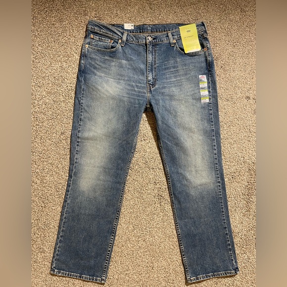 Levi's Medium Wash Straight Leg Denim Jeans - Picture 1 of 8